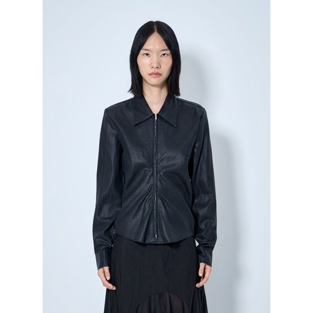Our Legacy Women Slim Zip Shirt